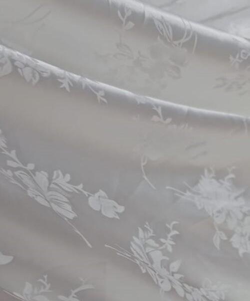 Patterned Silk Satin