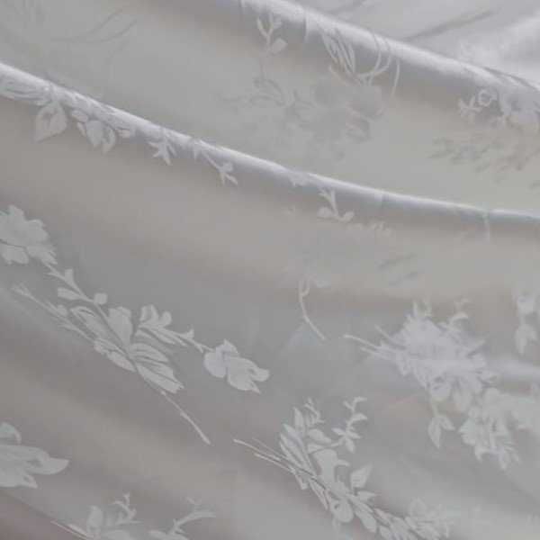 Patterned Silk Satin